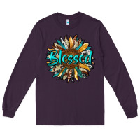 Plum blessed sunflower Long Sleeve Tee - RanaPortraitStore