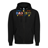 Black dad life  libbey glass Zipper Hoodie - HRA Design Shop