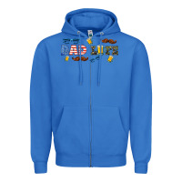True Royal dad life  libbey glass Zipper Hoodie - HRA Design Shop