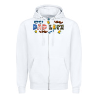 White dad life  libbey glass Zipper Hoodie - HRA Design Shop