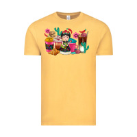 Vintage Mustard But first cafecito y chismecito Vintage Tee - RanaPortraitStore