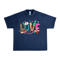 Navy love nurse Urban Heavy Tee - Zillion Design Studio