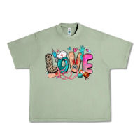 Oil Green love nurse Urban Heavy Tee - Zillion Design Studio