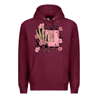 Burgundy single season Premium Hoodie - MaliasSmallBusiness