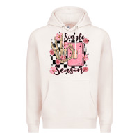 Pale Pink single season Premium Hoodie - MaliasSmallBusiness