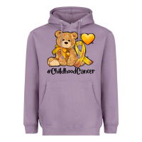 Lavender childhood cancer and cancer ribbon Heavyweight Hoodie - AdoDesignShop