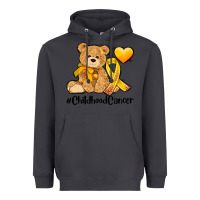 Smoke childhood cancer and cancer ribbon Heavyweight Hoodie - AdoDesignShop