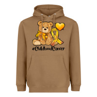 Childhood Cancer And Cancer Ribbon Heavyweight Hoodie | Teevron