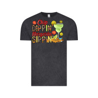 Vintage Black Chip dippin' margarita sippin' Vintage Tee - RanaPortraitStore