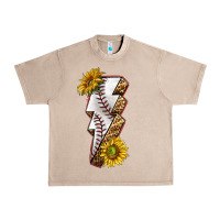 French Oak sport baseball  lightning bolt Urban Heavy Tee - texasbilliewilder