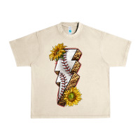 Sandshell sport baseball  lightning bolt Urban Heavy Tee - texasbilliewilder