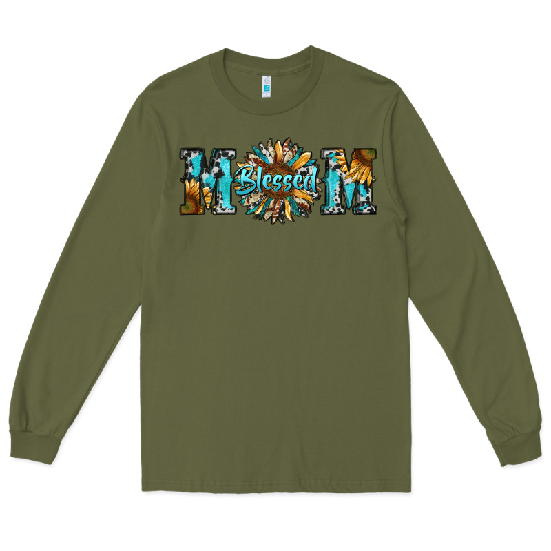 Blessed Mom Long Sleeve Tee by RanaPortraitStore | Teevron
