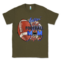 Army Green livin' that football mom life Classic Tee - Zillion Design Studio