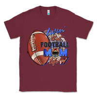 Burgundy livin' that football mom life Classic Tee - Zillion Design Studio
