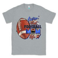 Heather Grey livin' that football mom life Classic Tee - Zillion Design Studio
