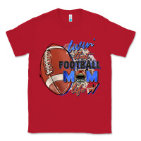 Red livin' that football mom life Classic Tee - Zillion Design Studio