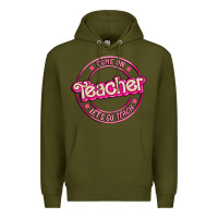 Army Green come on teacher let's go teach Premium Hoodie - MaliasSmallBusiness