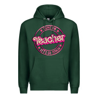 Sports Green come on teacher let's go teach Premium Hoodie - MaliasSmallBusiness