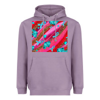 Lavender cancer boxing gloves and cancer ribbon Heavyweight Hoodie - AdoDesignShop