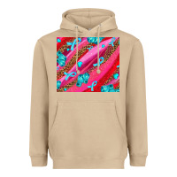 Mushroom cancer boxing gloves and cancer ribbon Heavyweight Hoodie - AdoDesignShop