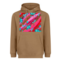 Toasted Coconut cancer boxing gloves and cancer ribbon Heavyweight Hoodie - AdoDesignShop