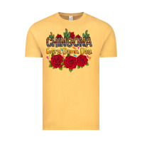 Vintage Mustard Chingona every damn day Vintage Tee - RanaPortraitStore