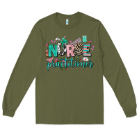 Army Green nurse practitioner Long Sleeve Tee - AdoDesignShop