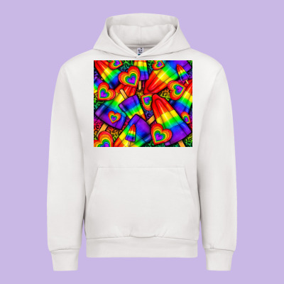 Western Lgbtq+ Pride Squad Tumbler Urban Hoodie Designed By Bundleandbundleshop