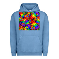 Pigment Pebble Blue Western LGBTQ+ Pride Squad tumbler Urban Hoodie - BundleAndBundleShop