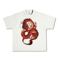 Pistachio red dragon Urban Heavy Tee - RanaPortraitStore