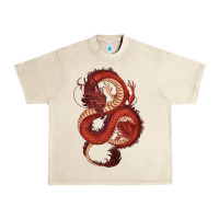 Sandshell red dragon Urban Heavy Tee - RanaPortraitStore