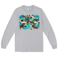 Moon Dust aztec cowhide background Long Sleeve Tee - Zillion Design Studio