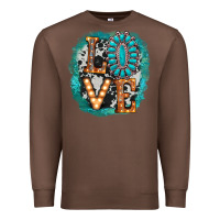 Chestnut love western Premium Sweatshirt - AdoDesignShop