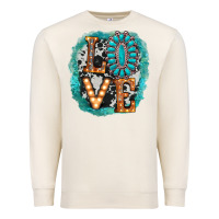 Sandshell love western Premium Sweatshirt - AdoDesignShop