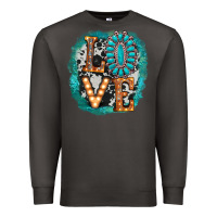 Smoke love western Premium Sweatshirt - AdoDesignShop