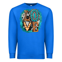 True Royal love western Premium Sweatshirt - AdoDesignShop