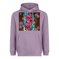 Lavender western pattern pink with floral cancer ribbon Heavyweight Hoodie - AdoDesignShop