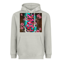 Moon Dust western pattern pink with floral cancer ribbon Heavyweight Hoodie - AdoDesignShop