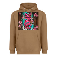 Toasted Coconut western pattern pink with floral cancer ribbon Heavyweight Hoodie - AdoDesignShop