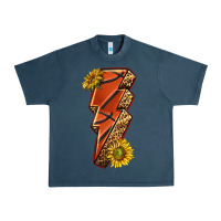 Midnight Navy sport basketball lightning bolt Urban Heavy Tee - texasbilliewilder