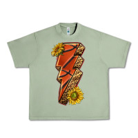 Oil Green sport basketball lightning bolt Urban Heavy Tee - texasbilliewilder
