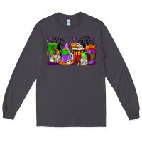 Smoke Halloween Gnomes Coffee Cups Long Sleeve Tee - texasbilliewilder
