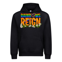 Black LGBTQ+ Rainbows Reign Urban Hoodie - BundleAndBundleShop