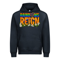 Navy LGBTQ+ Rainbows Reign Urban Hoodie - BundleAndBundleShop