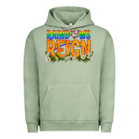Pigment Oil Green LGBTQ+ Rainbows Reign Urban Hoodie - BundleAndBundleShop
