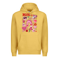 Antique Gold cute valentines day Premium Hoodie - MaliasSmallBusiness