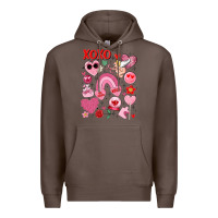 Coffee cute valentines day Premium Hoodie - MaliasSmallBusiness
