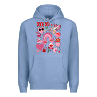 Colony Blue cute valentines day Premium Hoodie - MaliasSmallBusiness