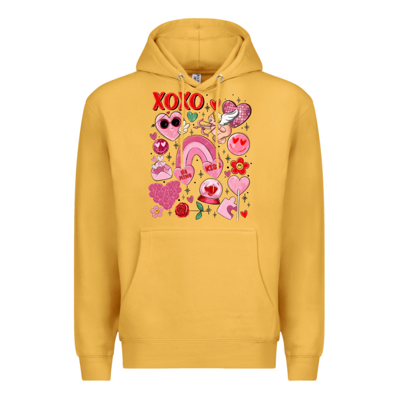 Cute Valentines Day Premium Hoodie by MaliasSmallBusiness | Teevron