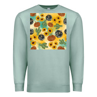 Seafoam leopard pumpkin cactus sunflower seamless Premium Sweatshirt - AdoDesignShop